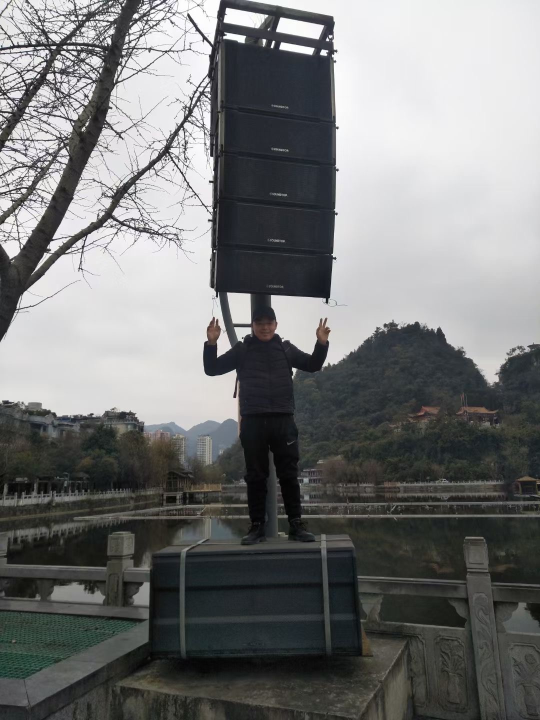 桃花公园户外音响