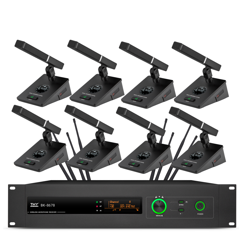 U段无线1拖8  BK-8678